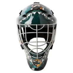 Franklin GFM 1500 San Jose Sharks Goalie Face Mask -Bauer Sales Store 025725426669 inset3