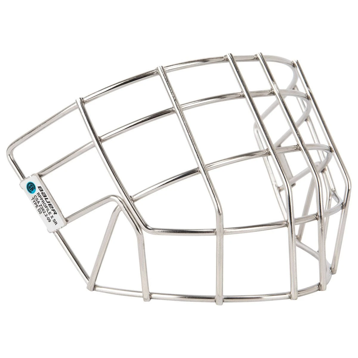 Bauer Profile Stainless Steel Certified Straight Cage 3 Bauer Profile Stainless Steel Certified Straight Cage