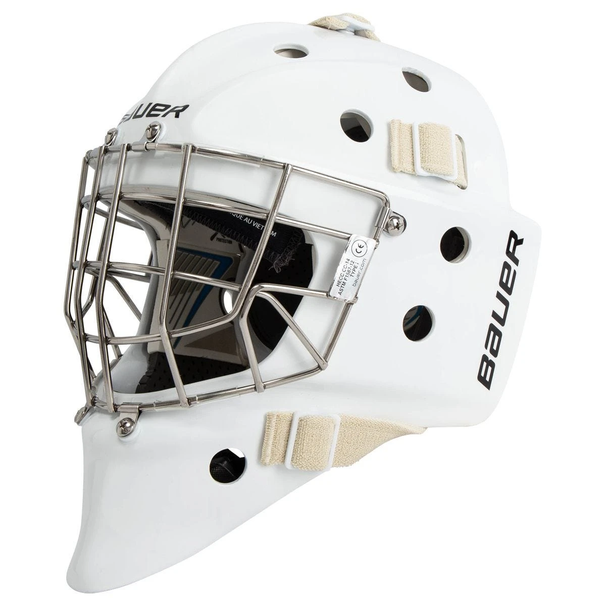 Bauer 950 Senior Certified Straight Bar Goalie Mask 3 Bauer 950 Senior Certified Straight Bar Goalie Mask