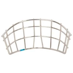 CCM Carbon Steel Youth Straight Bar Cage - Chrome -Bauer Sales Store ccm goalie accessories carbon steel straight goalie cage yth chrome inset4