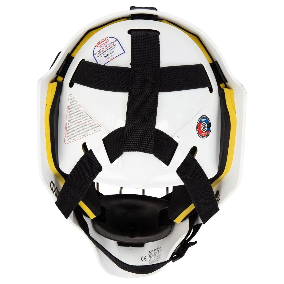 CCM Axis A1.5 Junior Certified Straight Bar Goalie Mask - Team 7 CCM Axis A1.5 Junior Certified Straight Bar Goalie Mask - Team - Image 5