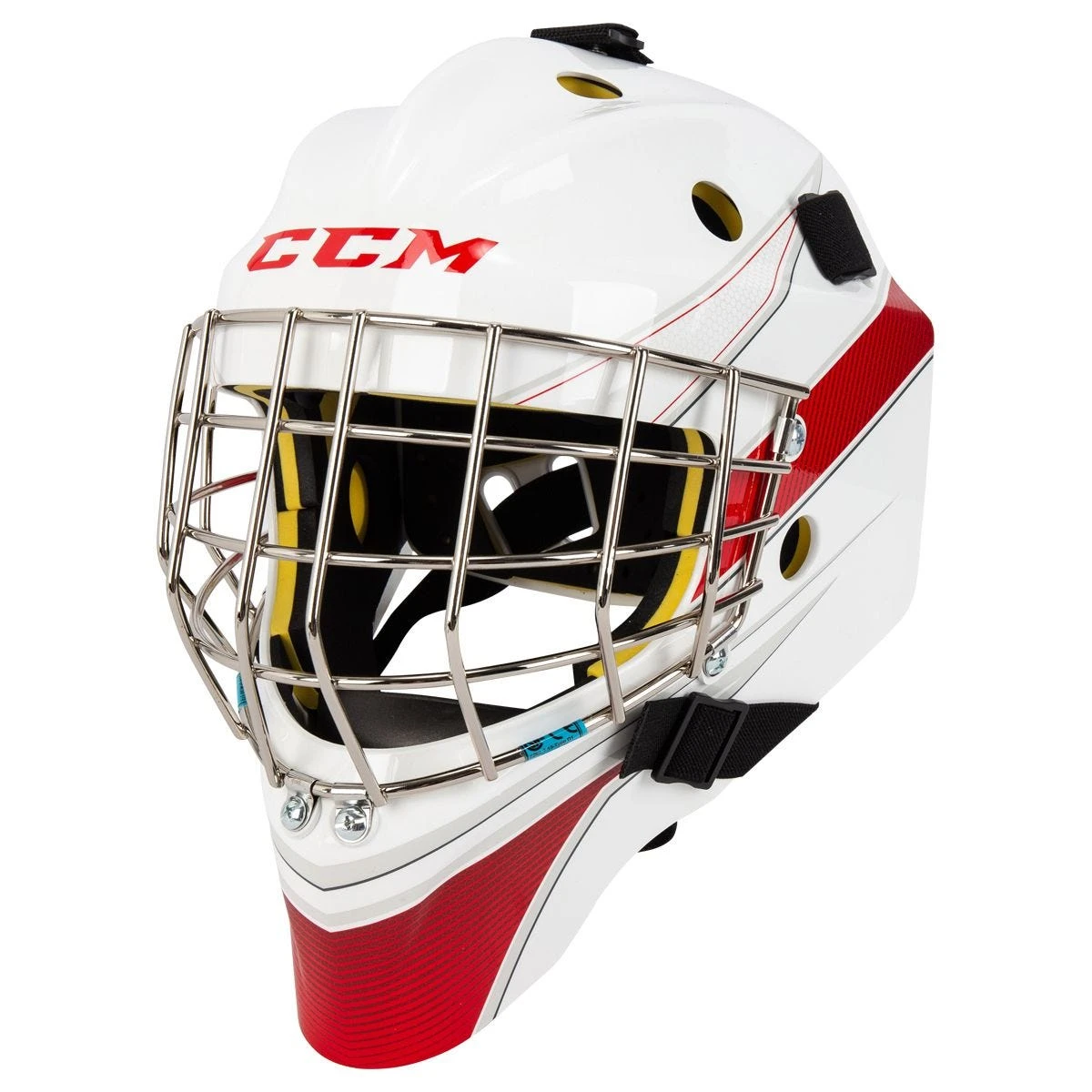 CCM Axis A1.5 Junior Certified Straight Bar Goalie Mask - Team 3 CCM Axis A1.5 Junior Certified Straight Bar Goalie Mask - Team