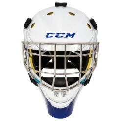 CCM Axis A1.5 Youth Certified Straight Bar Goalie Mask - Team -Bauer Sales Store ccm goalie mask axis a1 5 cert straight bar yth team inset2