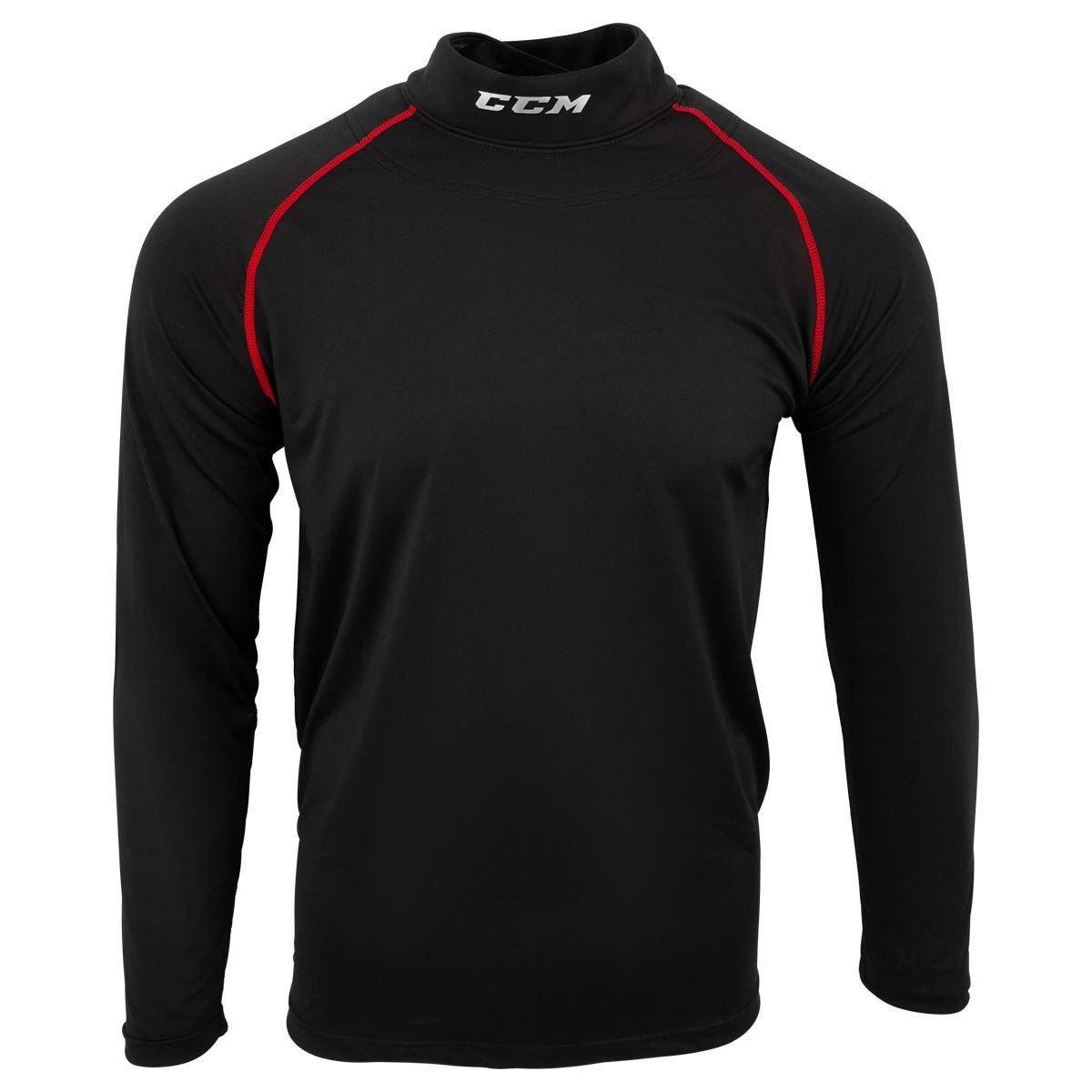 CCM Senior Athletic Fit Long Sleeve Shirt W/Integrated Non-BNQ Neck Protection 3 CCM Senior Athletic Fit Long Sleeve Shirt W/Integrated Non-BNQ Neck Protection