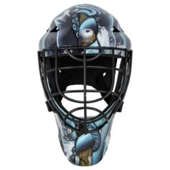 Seattle Kraken Franklin GFM 1500 Goalie Face Mask -Bauer Sales Store franklin hockey street goalie mask gfm 1500 sea inset2
