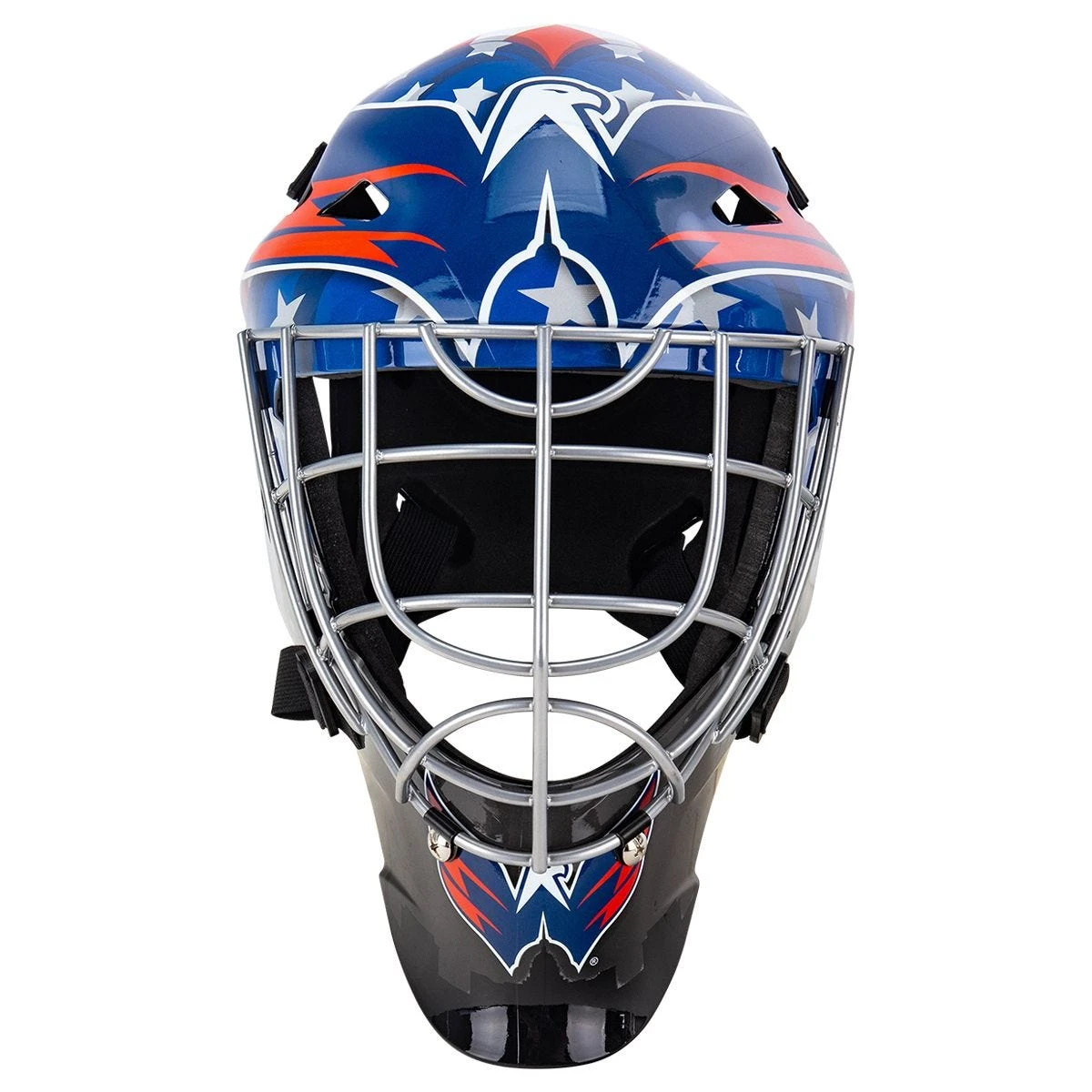 Washington Capitals Franklin GFM 1500 Goalie Face Mask 8 Washington Capitals Franklin GFM 1500 Goalie Face Mask - Image 6