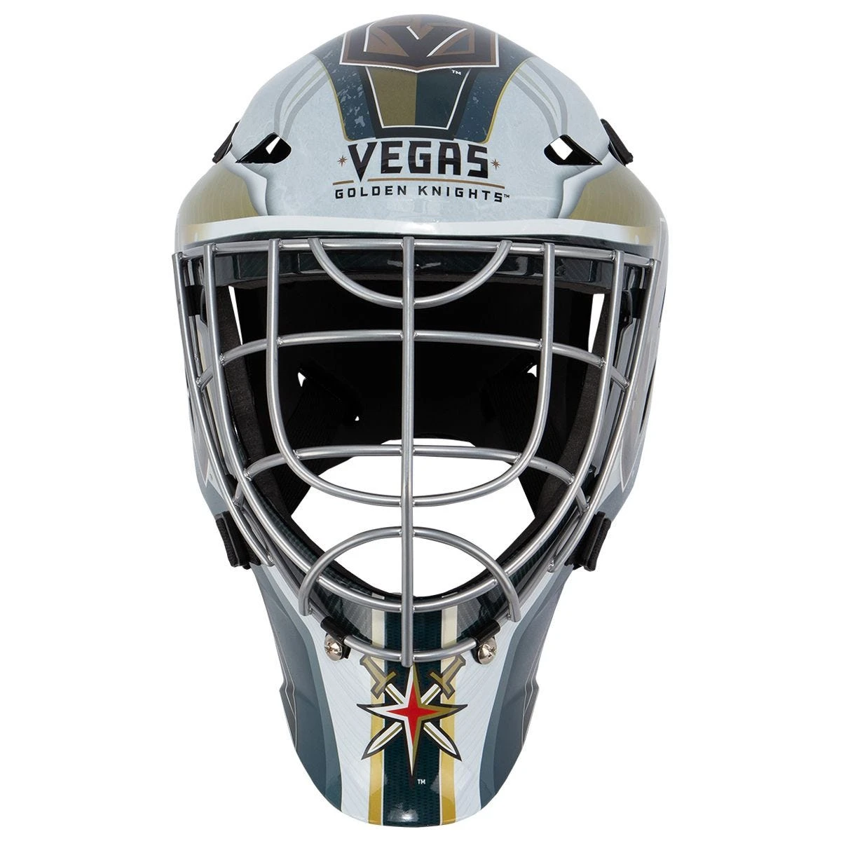 Vegas Golden Knights Franklin GFM 1500 Goalie Face Mask 7 Vegas Golden Knights Franklin GFM 1500 Goalie Face Mask - Image 5