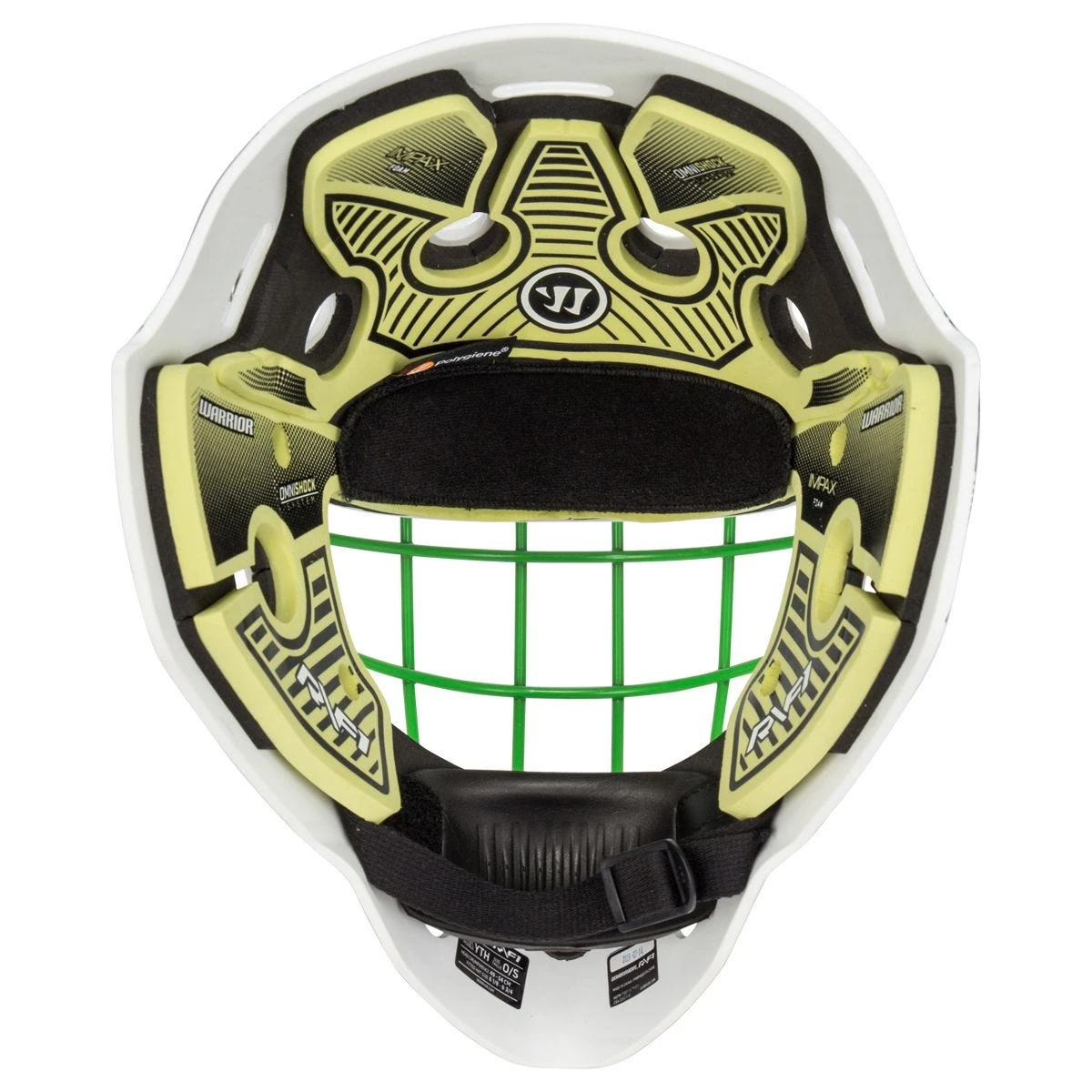 Warrior Ritual R/F1 Youth Certified Straight Bar Goalie Mask 7 Warrior Ritual R/F1 Youth Certified Straight Bar Goalie Mask - Image 5